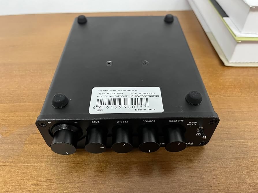 Fosi Audio BT30 PRO アンプ Fosi Audio BT30D PRO 165Wx2 2.1 CH Bluetooth 5.0 Power Amp